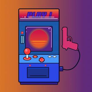 Classic arcade wallpaper