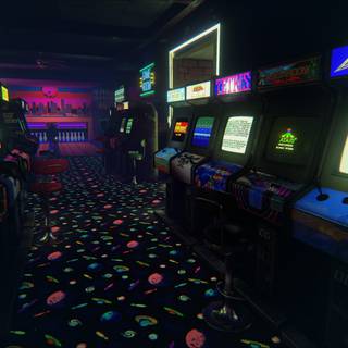 Classic arcade wallpaper