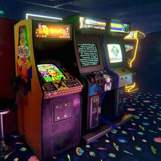Classic arcade wallpaper