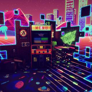 Classic arcade wallpaper