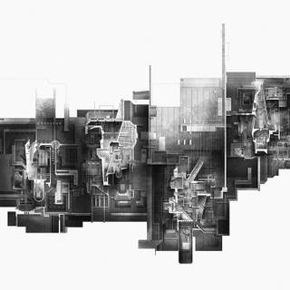 Architecture sketch wallpaper