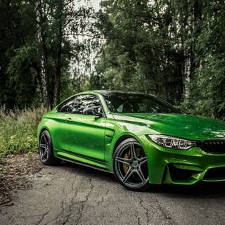BMW green wallpaper
