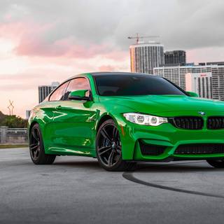 BMW green wallpaper