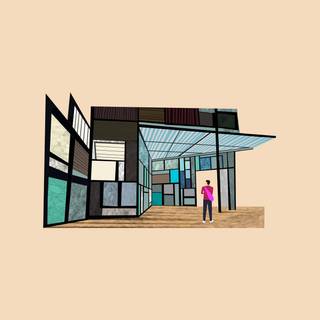 Architecture sketch wallpaper