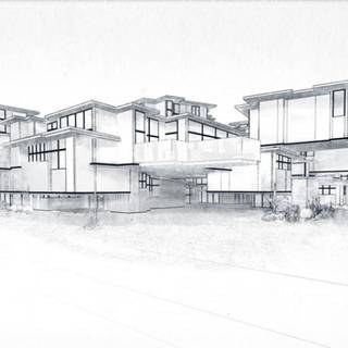 Architecture sketch wallpaper