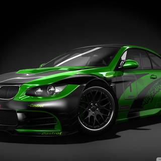 BMW green wallpaper