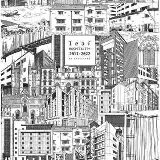 Architecture sketch wallpaper