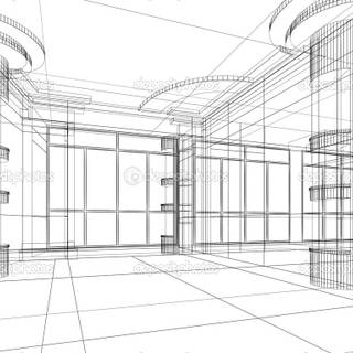Architecture sketch wallpaper