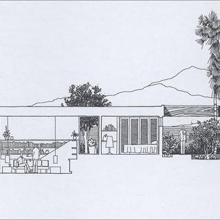 Architecture sketch wallpaper