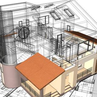 Architecture sketch wallpaper