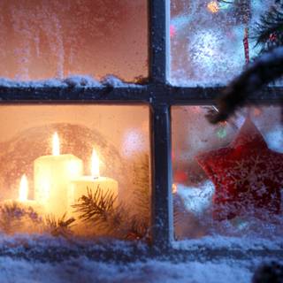 Merry Christmas night desktop wallpaper