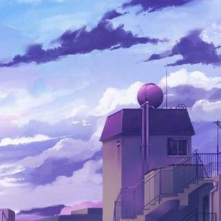 City anime iPhone wallpaper