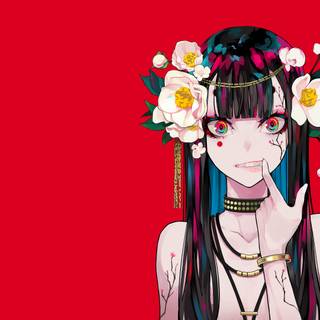 Simple anime desktop wallpaper