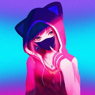 Simple anime desktop wallpaper