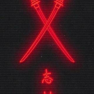 Red aesthetic Japanese wallpaper