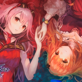 PS4 girl red eyes wallpaper