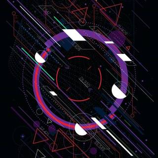 Dark sci fi iPhone wallpaper