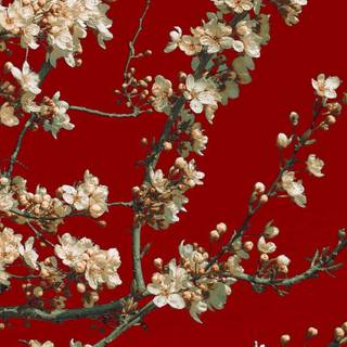 Red aesthetic Japanese wallpaper