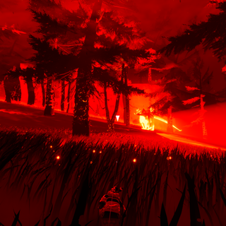 Red aesthetic Japanese wallpaper