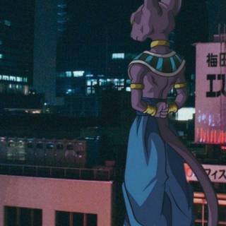 Beerus aesthetic wallpaper