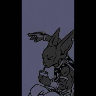 Beerus aesthetic wallpaper
