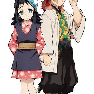 Sabito and Makomo wallpaper