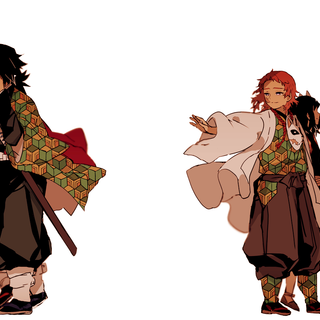 Sabito and Makomo wallpaper