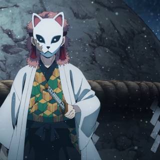 Sabito and Makomo wallpaper