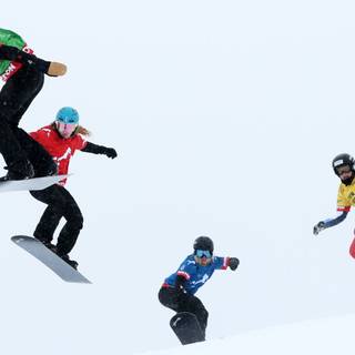 Winter olympic snowboarding wallpaper