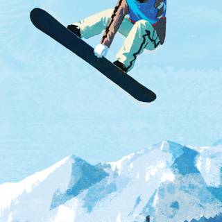 Winter olympic snowboarding wallpaper