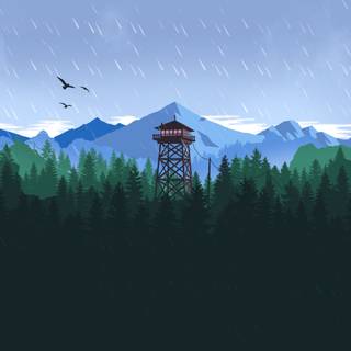 Firewatch autumn wallpaper