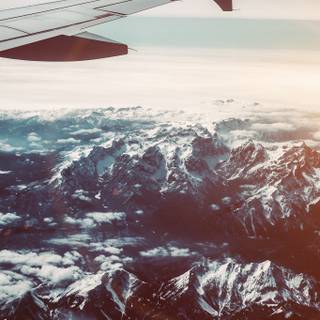 Airplane winter wallpaper