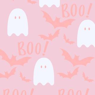 Pink pastel autumn wallpaper