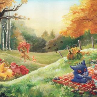 Pokémon PC retro wallpaper