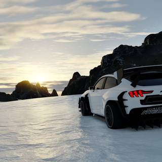 Winter Mustang wallpaper