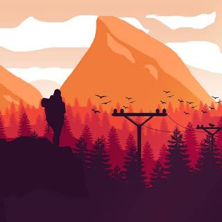 Firewatch autumn wallpaper