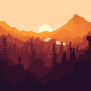 Firewatch autumn wallpaper