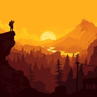 Firewatch autumn wallpaper