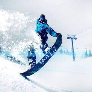 Winter olympic snowboarding wallpaper