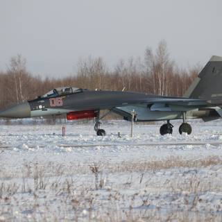 Airplane winter wallpaper