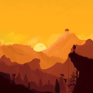 Firewatch autumn wallpaper