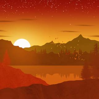 Firewatch autumn wallpaper