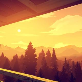 Firewatch autumn wallpaper