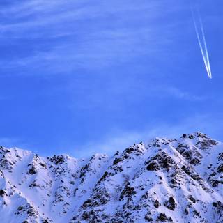 Airplane winter wallpaper