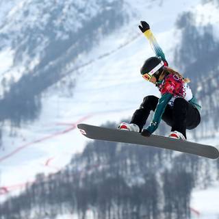 Winter olympic snowboarding wallpaper