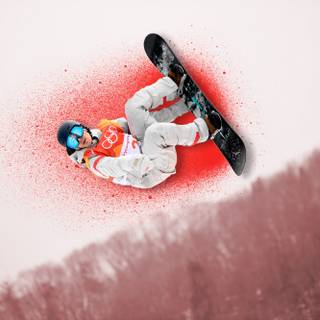 Winter olympic snowboarding wallpaper