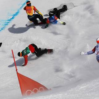 Winter olympic snowboarding wallpaper