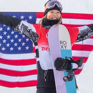 Winter olympic snowboarding wallpaper