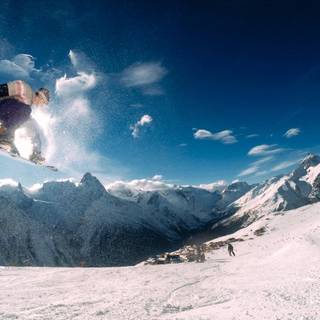 Winter olympic snowboarding wallpaper