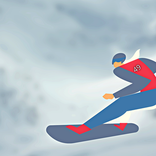 Winter olympic snowboarding wallpaper